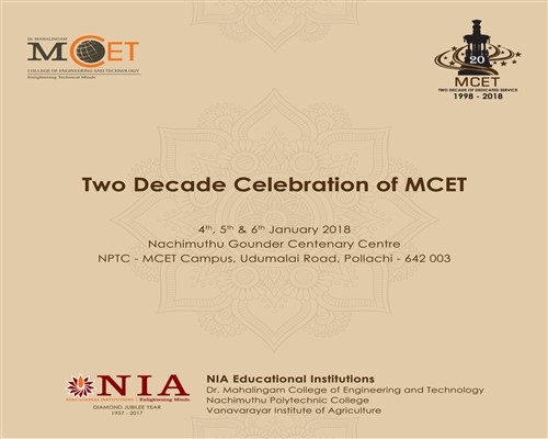 Two Decade Celebration of MCET